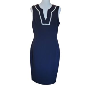 Tommy Hilfiger Navy Blue Sheath Dress